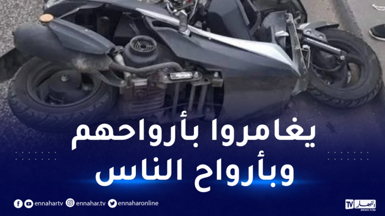 3852 حادث مرور بسبب الدراجات النارية خلال9 أشهر