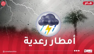 أمطار رعدية